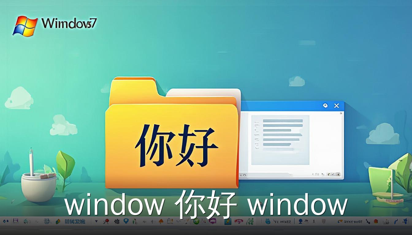 Windows 7 桌面显示中文文件夹‘你好’和命令提示符窗口，解决区域设置问题